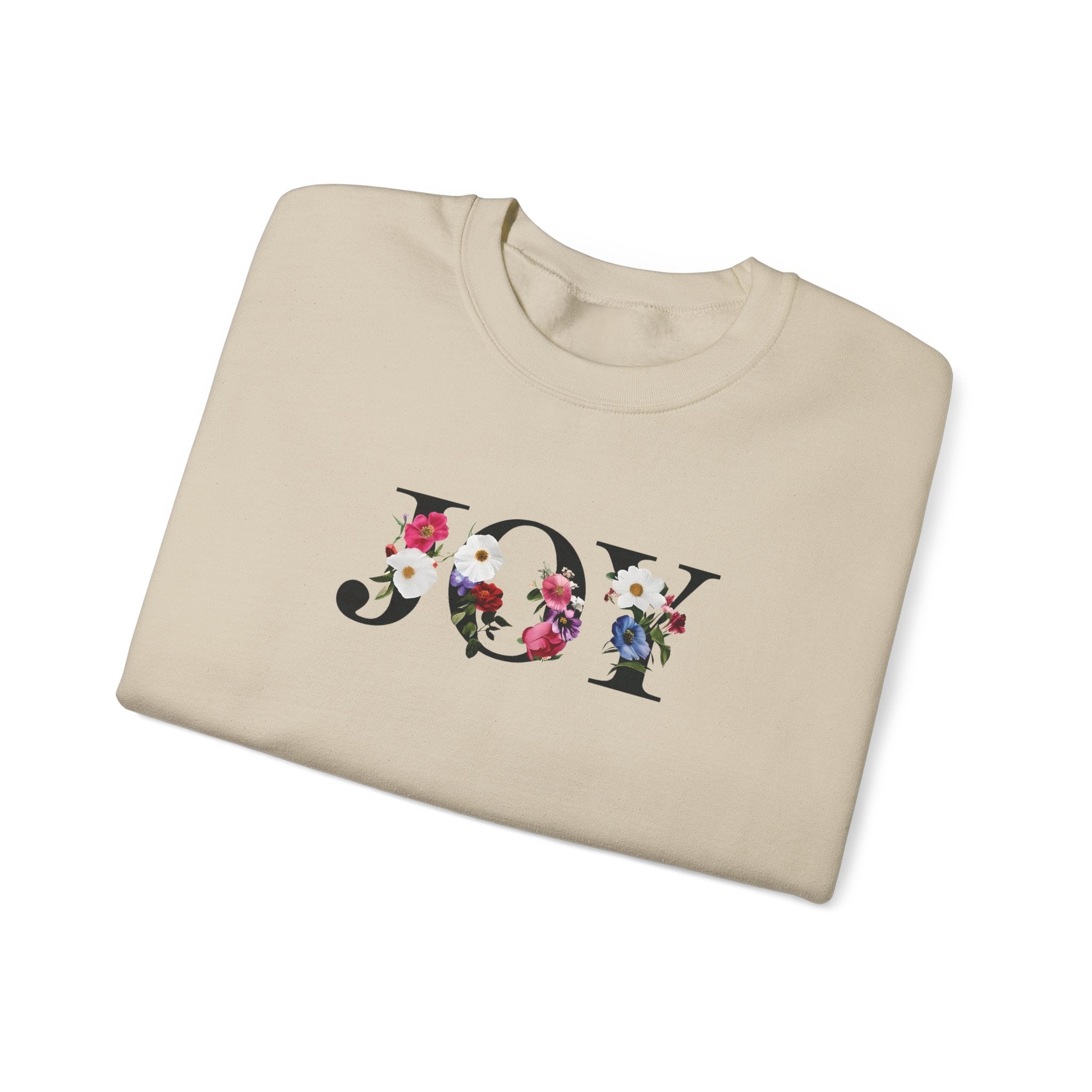 JOY Christian Gildan Unisex Crewneck Sweatshirt | Faith Top | Christian Gift
