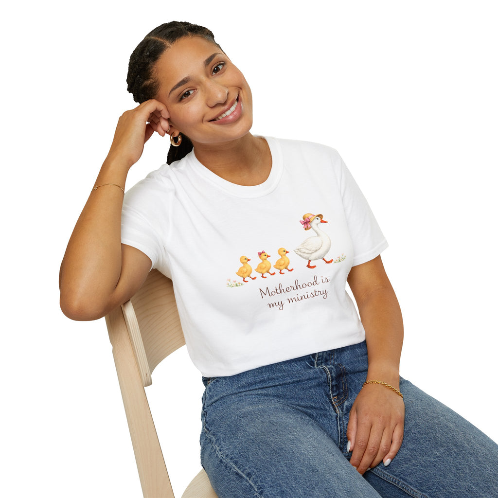 Motherhood Is My Ministry Gildan Tshirt | Christian Mom T-Shirt | Mother’s Day Gift