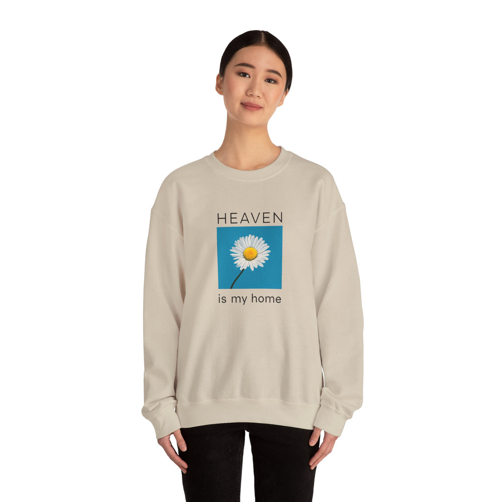 Heaven Is My Home Christian Gildan Sweatshirt | Faith-Based Unisex Crewneck Gift