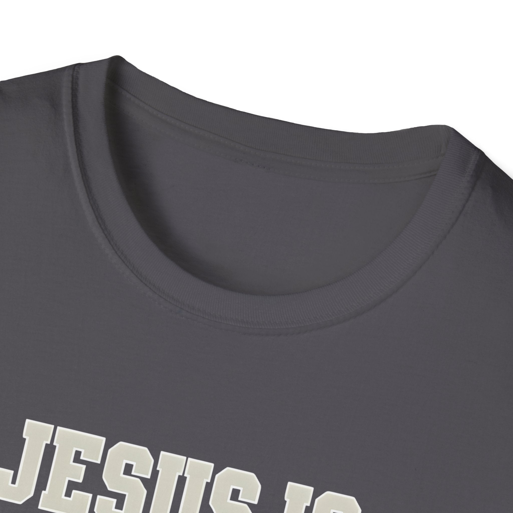 Jesus is King Unisex Gildan Softstyle T-Shirt | Christian Faith Apparel | Christian Gifts
