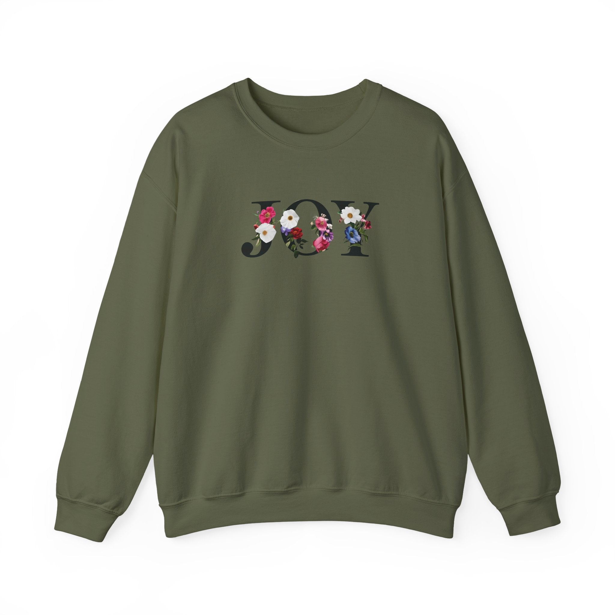 JOY Christian Gildan Unisex Crewneck Sweatshirt | Faith Top | Christian Gift