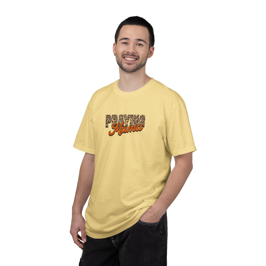 Praying Mama Comfort Colors Unisex Garment-Dyed Christian Tshirt | Cozy Casual Christian Gift | S-4XL
