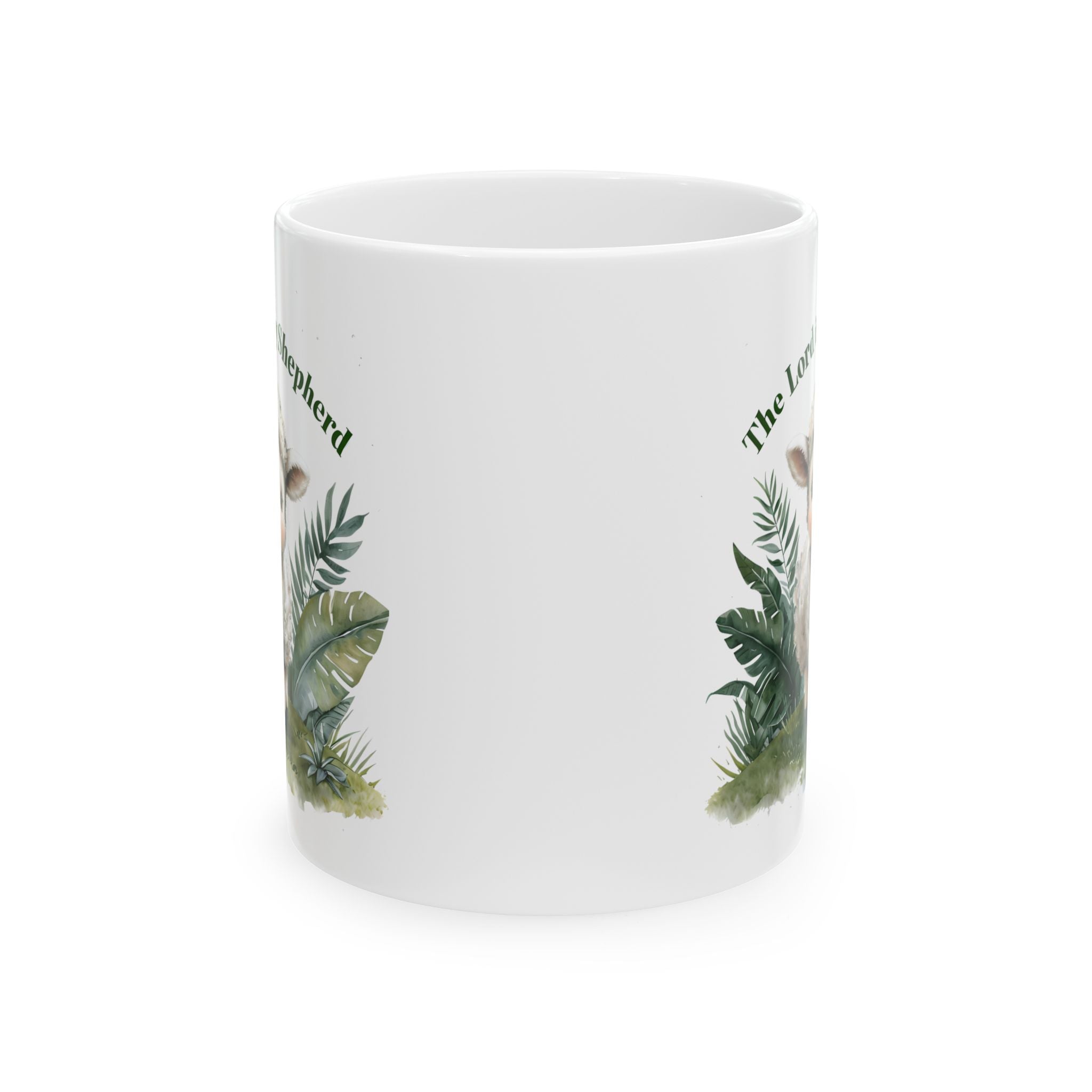 The Lord Is My Shepherd Mug – Christian Coffee Mug – Bible Verse Christian Gift