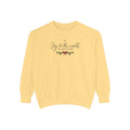 Joy to the World Comfort Colors Unisex Sweatshirt | Cozy Holiday Gift, Casual Fashion, Christmas Apparel, Festive Sweater, Unisex Holiday Wear