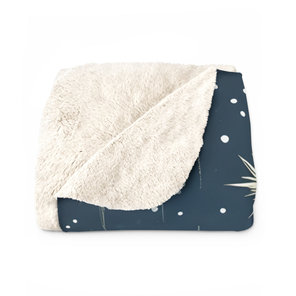 O Holy Night Christian Christmas Sherpa Fleece Blanket | Cozy Throw | Home Decor Gift