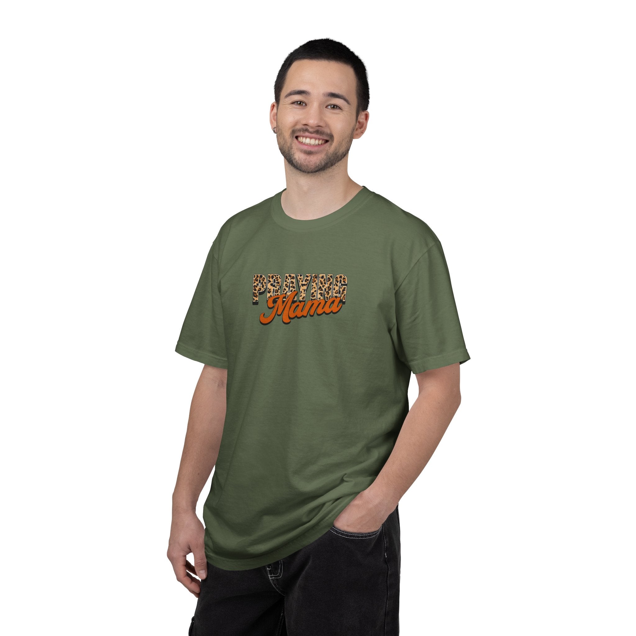Praying Mama Comfort Colors Unisex Garment-Dyed Christian Tshirt | Cozy Casual Christian Gift | S-4XL