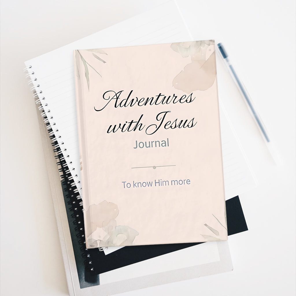 Christian Faith Journal – “Adventures with Jesus” Hardcover Journal
