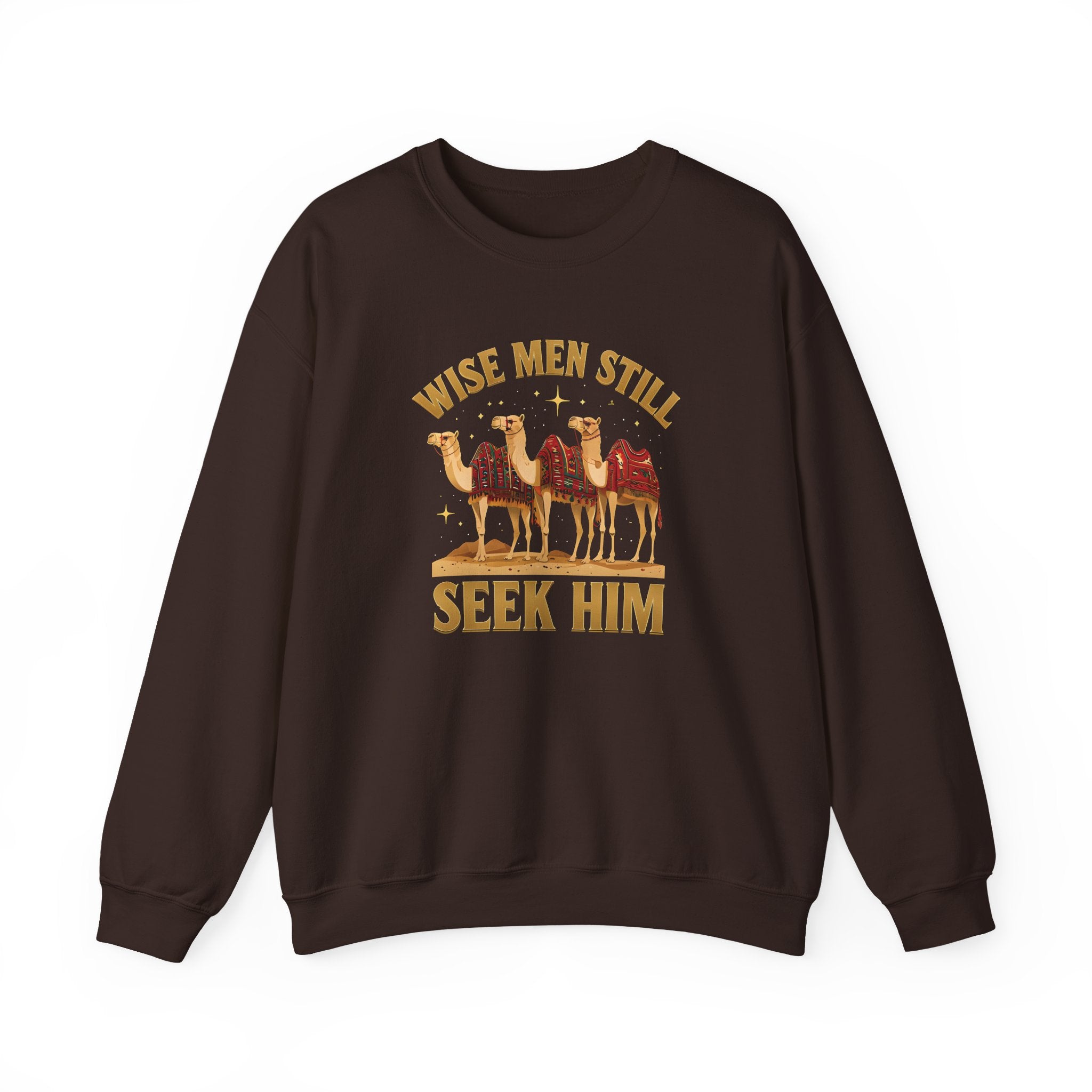 Wise Men Still Seek Him Gildan Unisex Crewneck Sweatshirt | Gift for Men | Religious Holiday Apparel