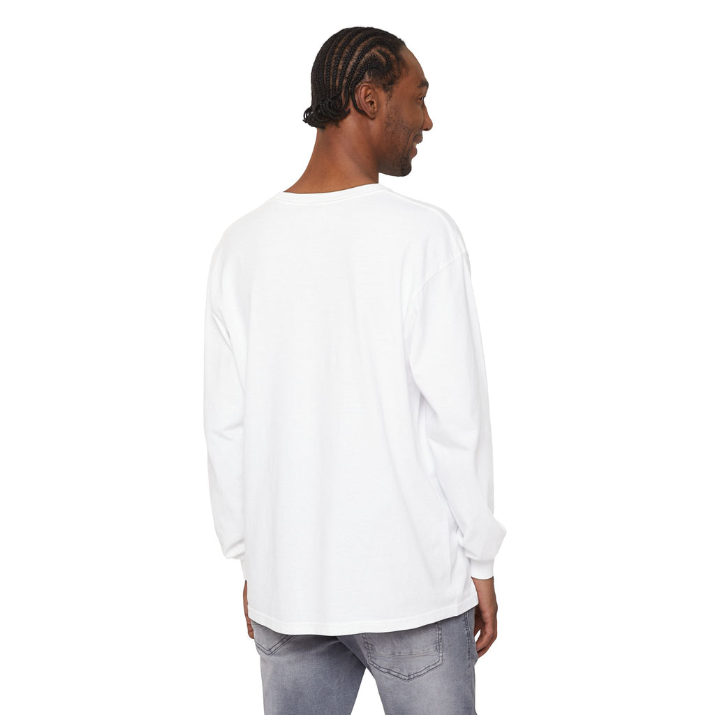 Walk by Faith, Not By Sight Comfort Colors Unisex Long Sleeve Shirt | Faith Mountain Graphic Tee | Garment Dyed Cotton