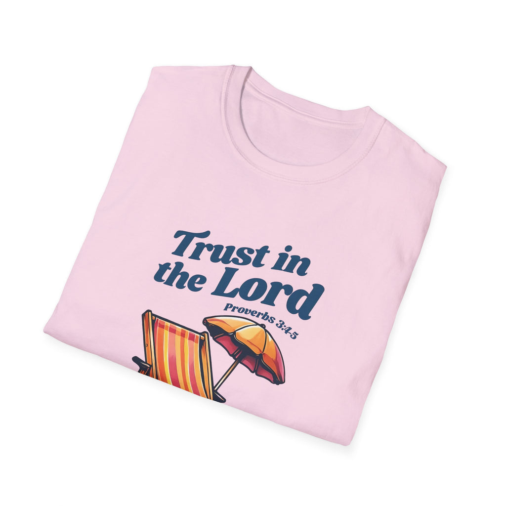 Trust in the Lord Gildan Christian T-Shirt | Beach Graphic Tee | Jesus Shirt | Faith Apparel
