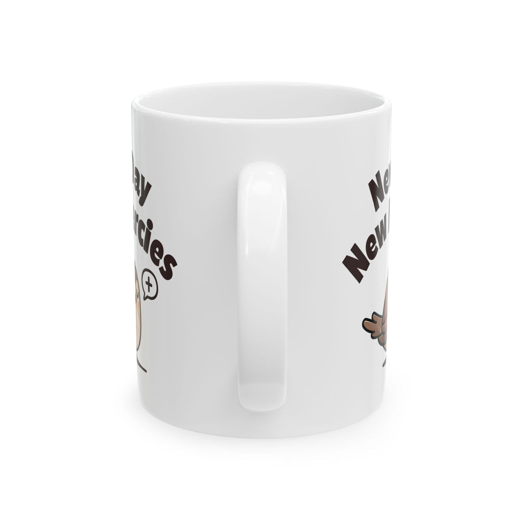New Day New Mercies Christian Coffee Mug | Glossy Ceramic 11oz & 15oz | Faith Gift