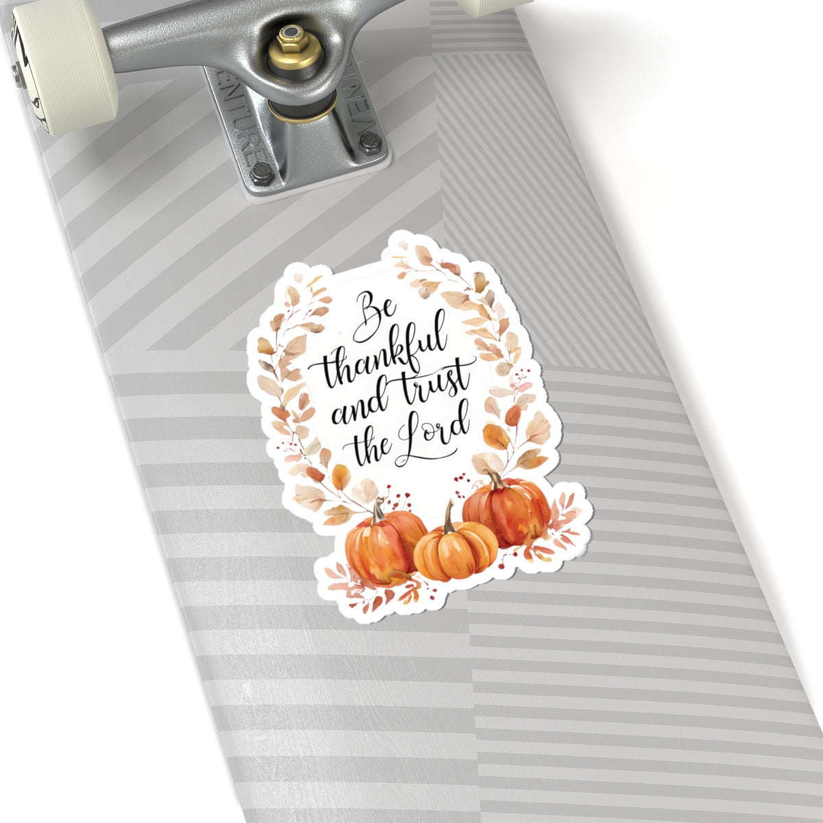 Be Thankful and Trust the Lord Christian Sticker | Fall Decor, Autumn Gifts, Home Decor, Journal Decoration