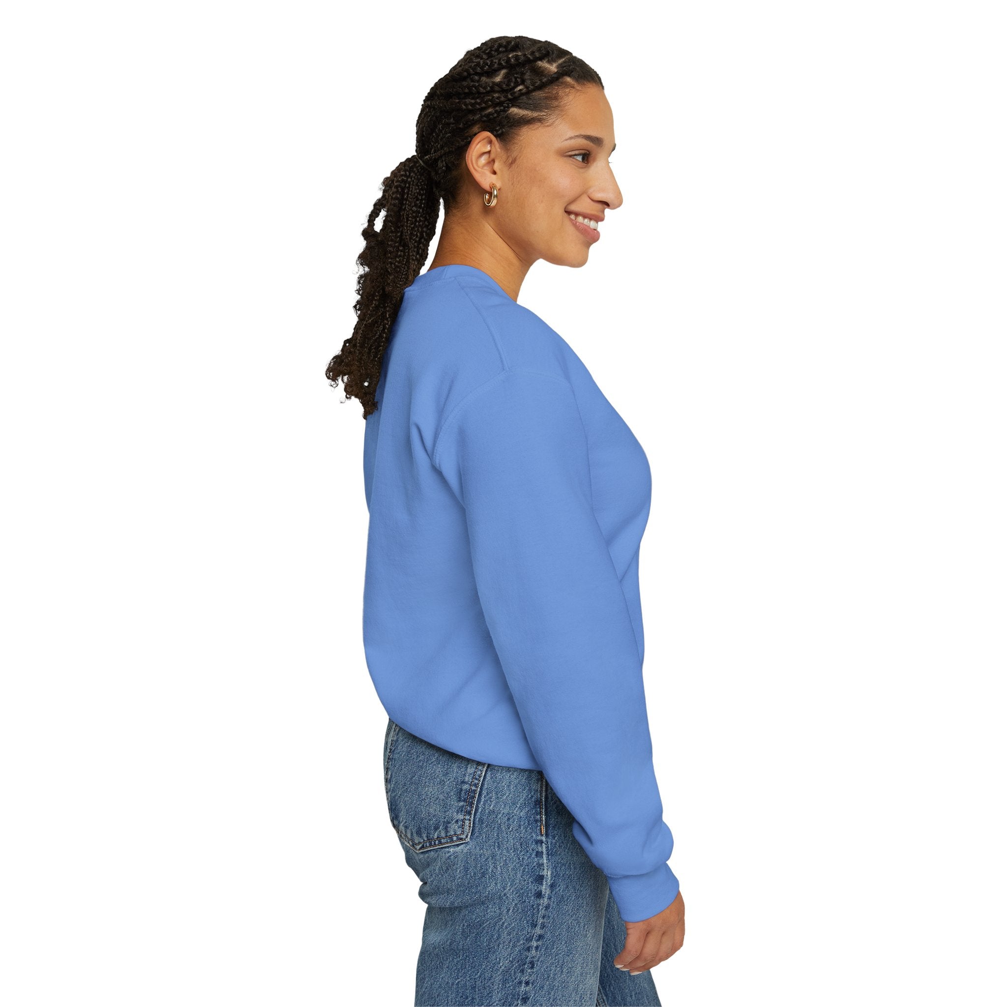 Walk By Faith Floral Gildan Crewneck Unisex Christian Sweatshirt