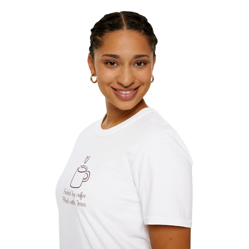 Christian Coffee and Jesus Gildan Unisex Tshirt | Faith Based Graphic Tee | Christian Gift