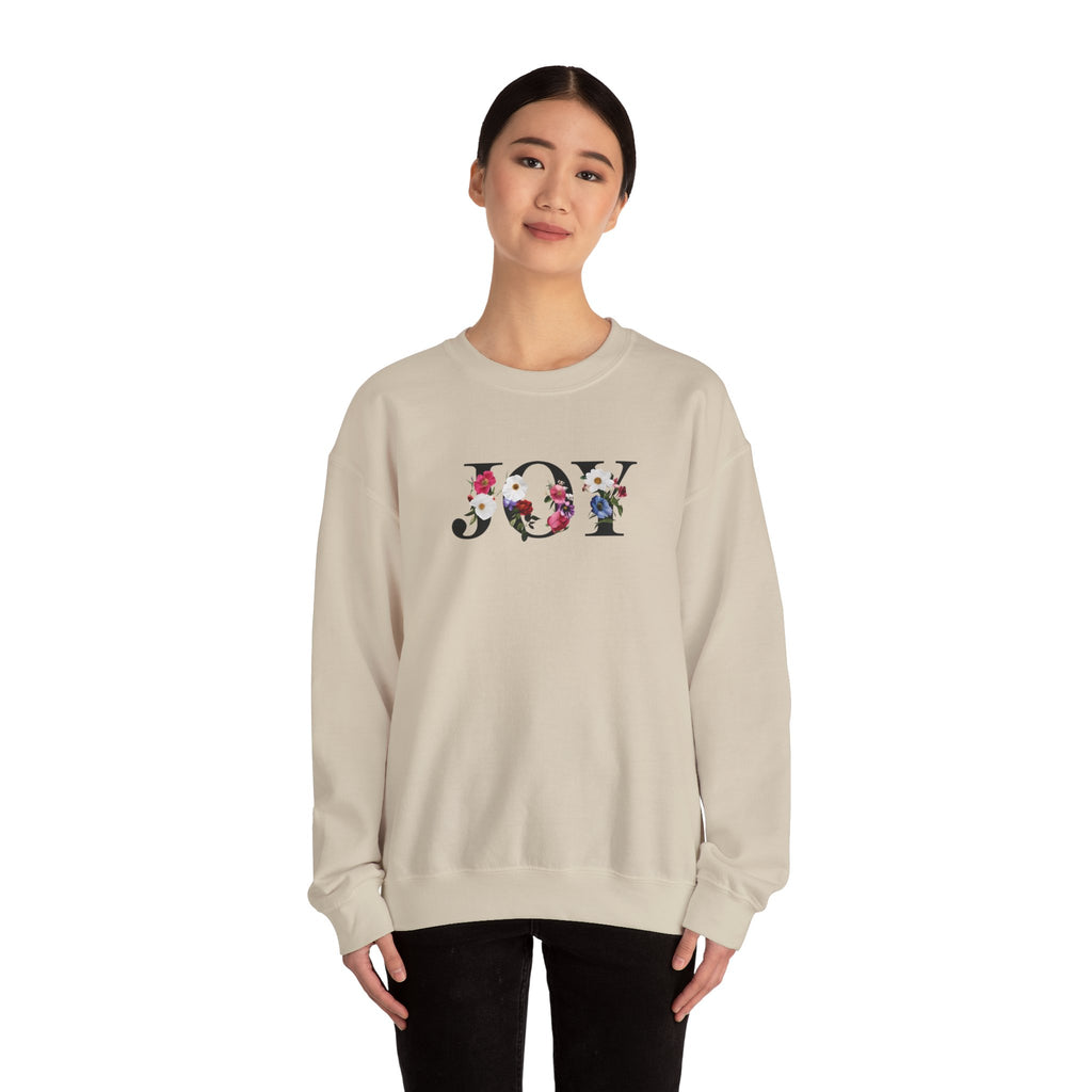 JOY Christian Gildan Unisex Crewneck Sweatshirt | Faith Top | Christian Gift