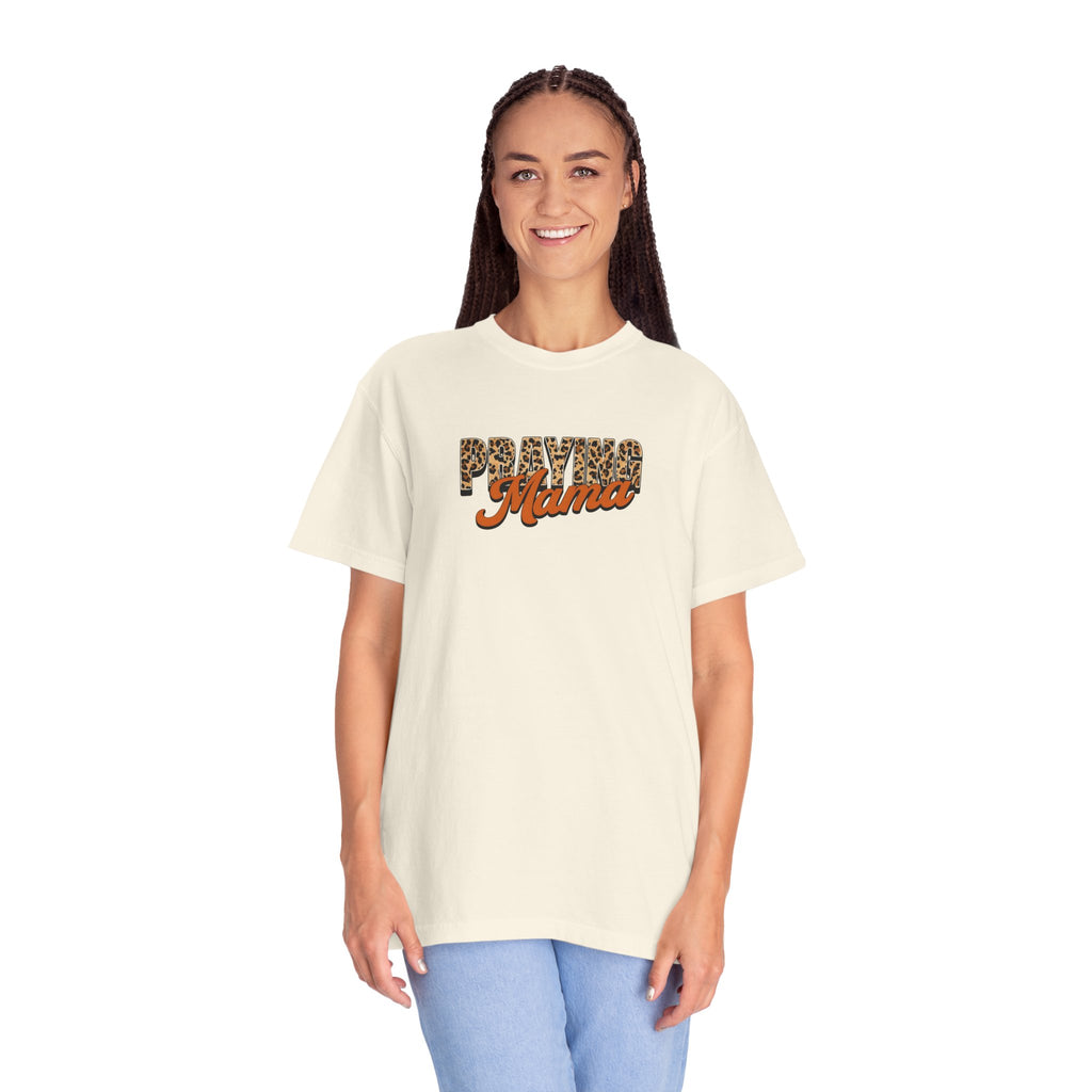 Praying Mama Comfort Colors Unisex Garment-Dyed Christian Tshirt | Cozy Casual Christian Gift | S-4XL