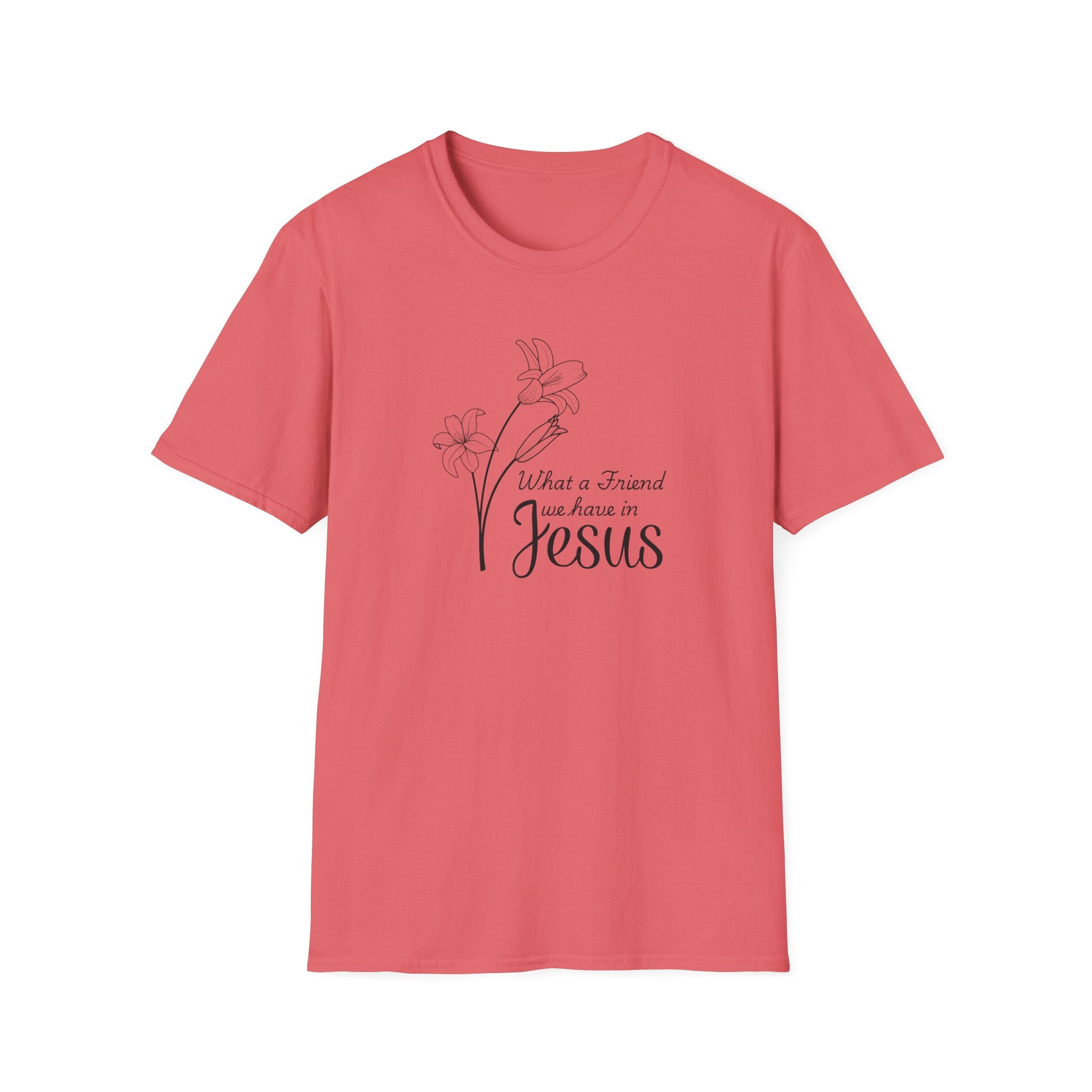 What a Friend We Have in Jesus Gildan Christian T-Shirt |  Faith Graphic Tee | Christian Gifts