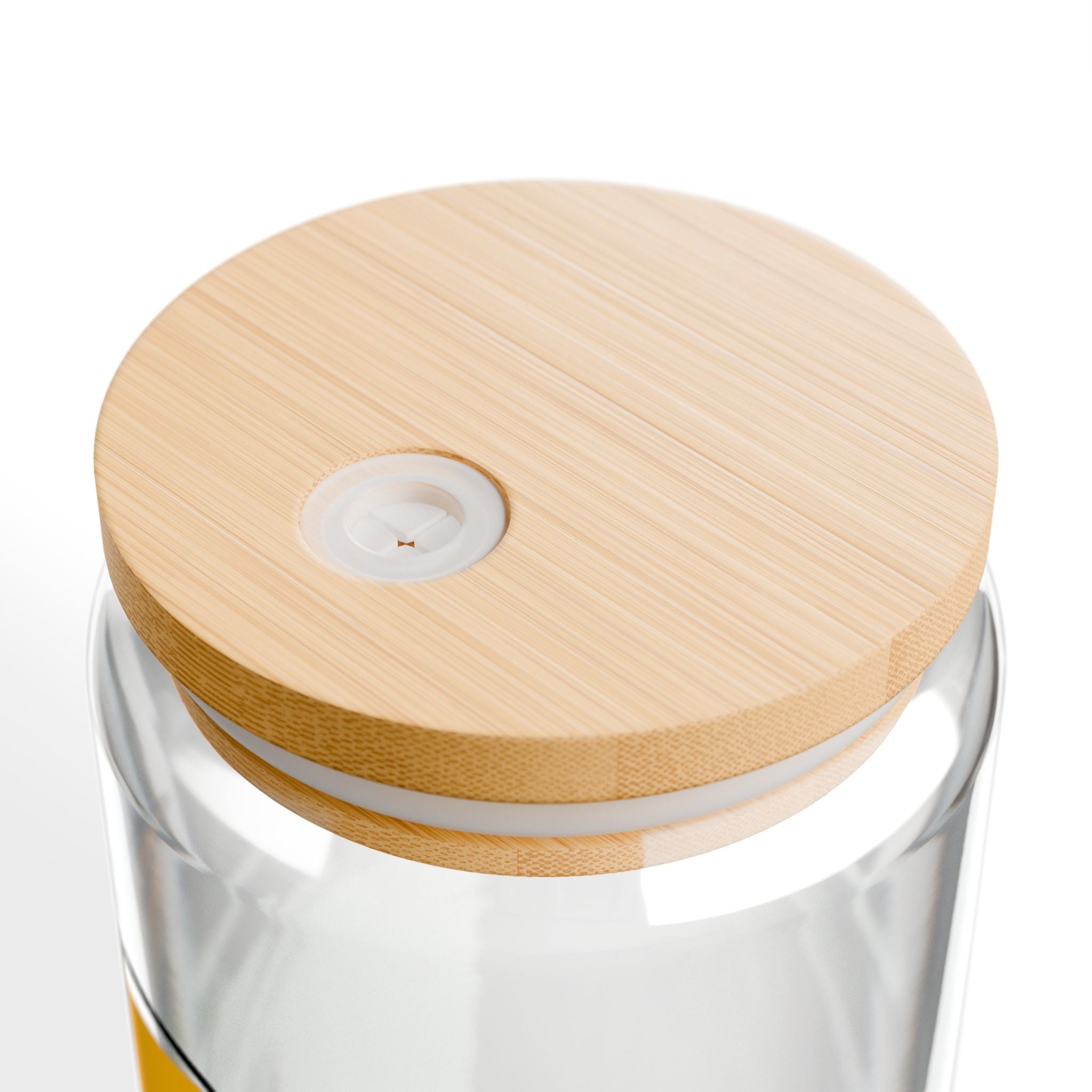 Trust in the Lord Glass Tumbler – 16oz Christian Cup with Bamboo Lid & Straw