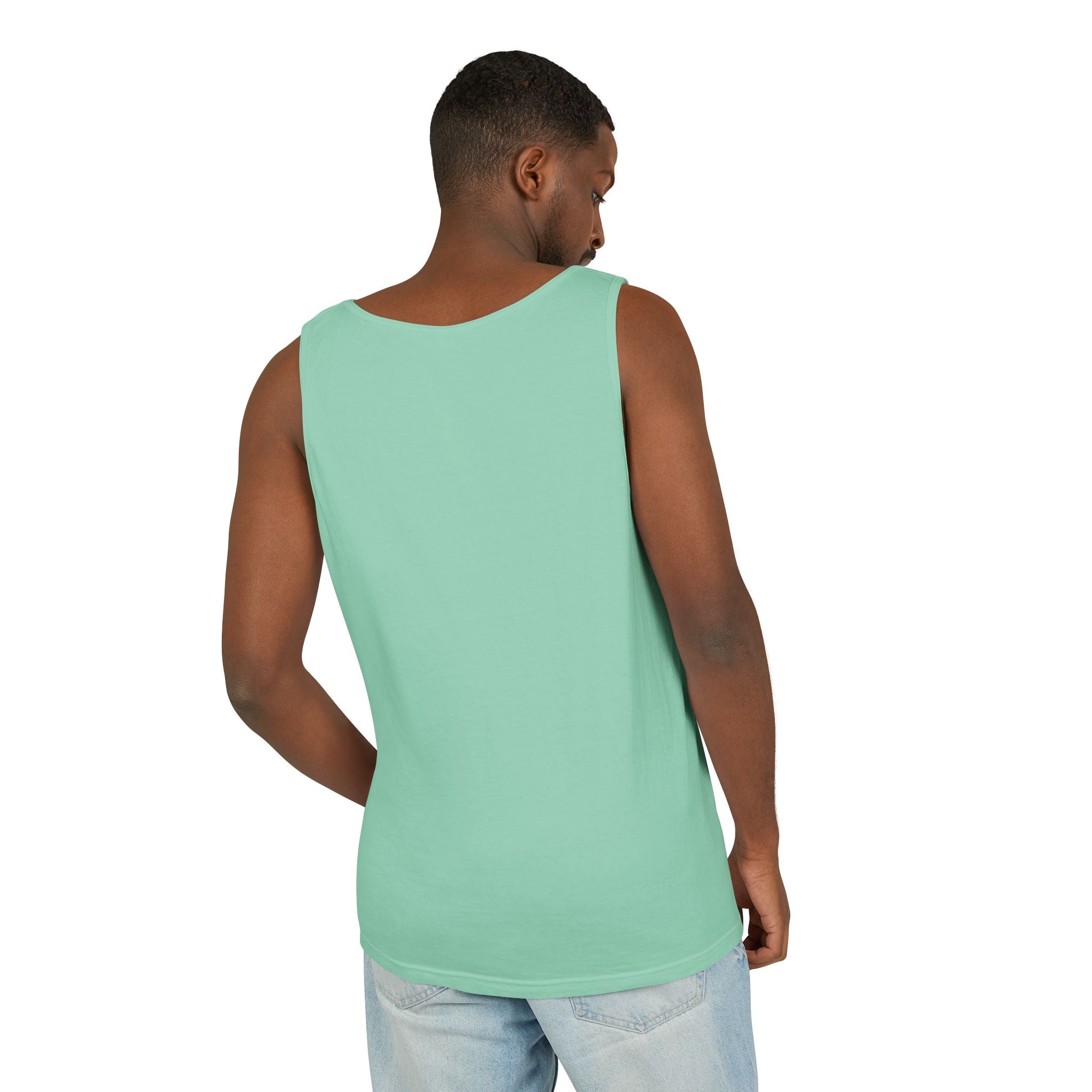 He Leads Me Beside Still Water Unisex Comfort Colors Tank Top | Psalms 23 | Christian Gift