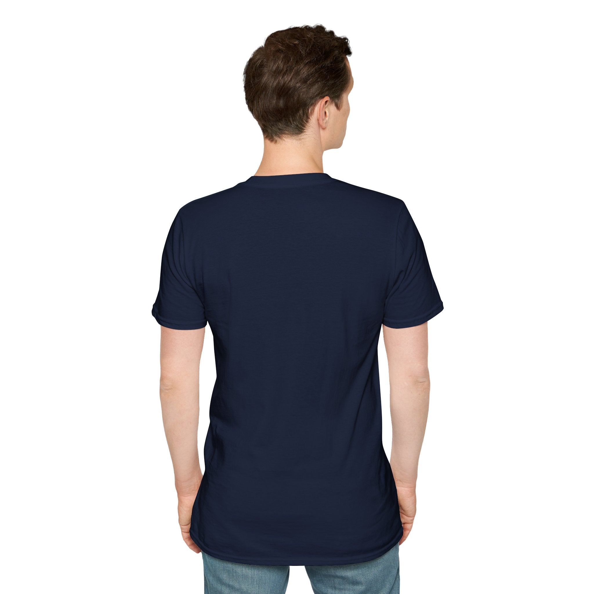 Just A Guy Who Loves Jesus And Gardening Gildan Christian T-Shirt for Men | Faith Based Gardening Shirt | Gardener Gift Tee