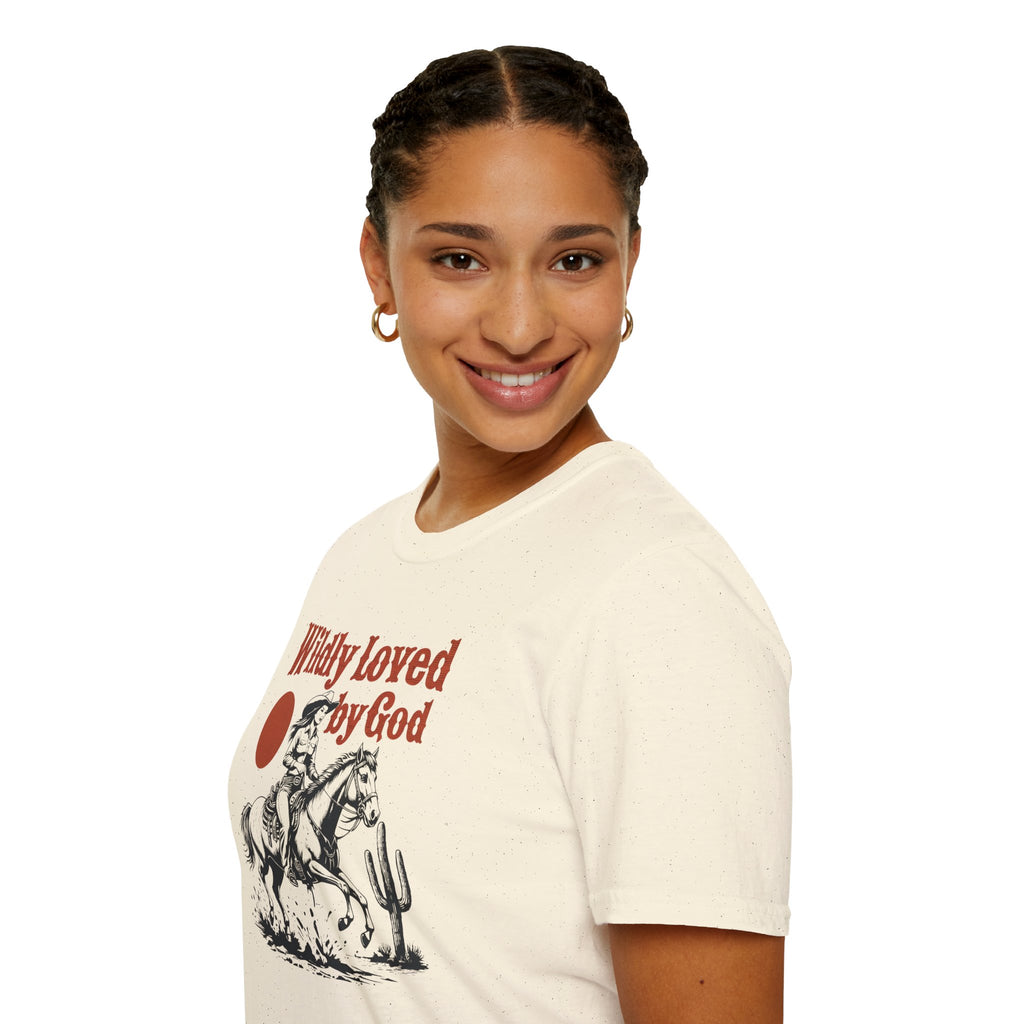 Wildly Loved by God Christian Gildan T-Shirt | Women’s Faith Shirt | Religious Gift Tee