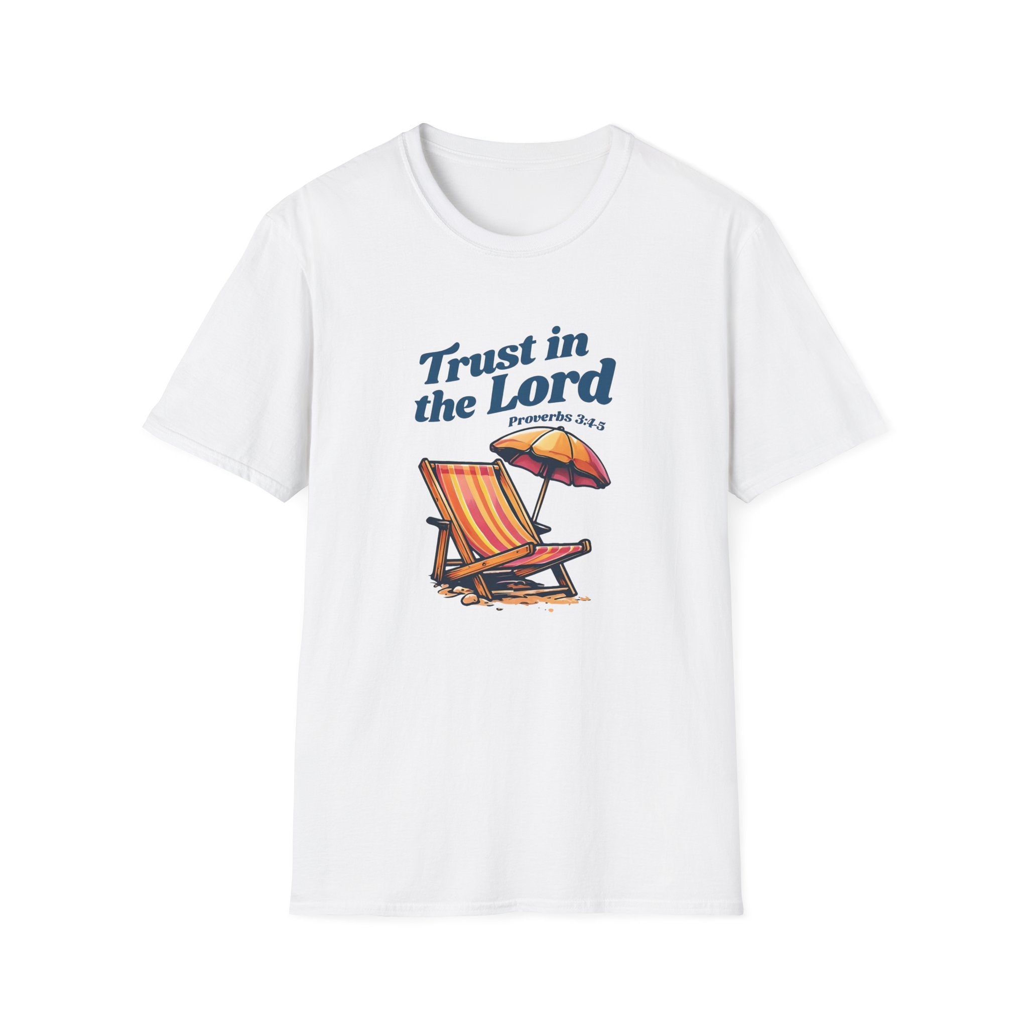 Trust in the Lord Gildan Christian T-Shirt | Beach Graphic Tee | Jesus Shirt | Faith Apparel