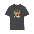 His Mercy Rewrote My Story Christian Gildan T-Shirt Unisex Softstyle Religious Tee Gift
