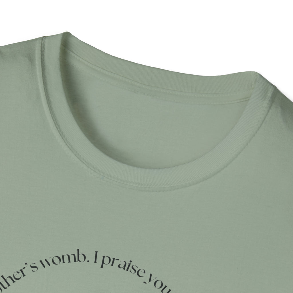 Psalm 139:13-14 Gildan Unisex Christian T-Shirt | Fearfully Wonderfully Made Tee | Christian Gift