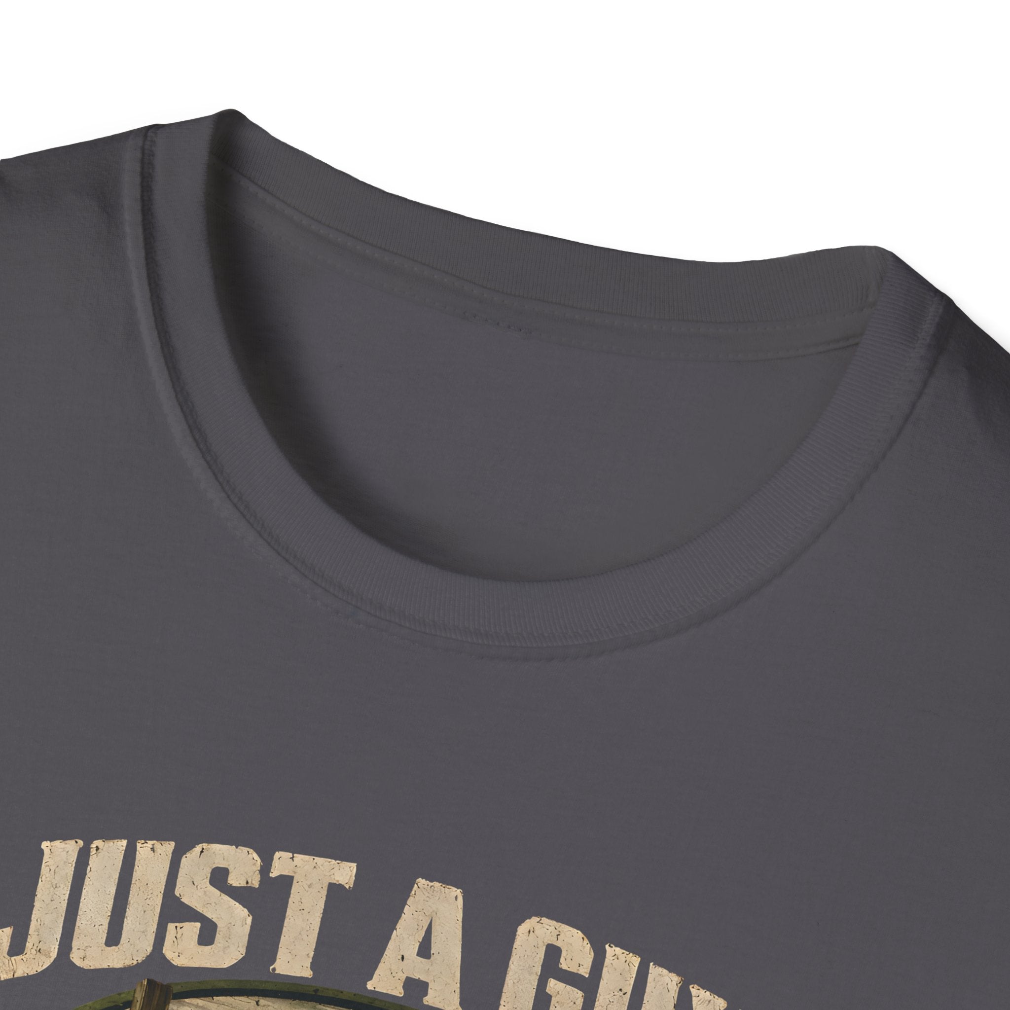 Just A Guy Who Loves Jesus And Gardening Gildan Christian T-Shirt for Men | Faith Based Gardening Shirt | Gardener Gift Tee
