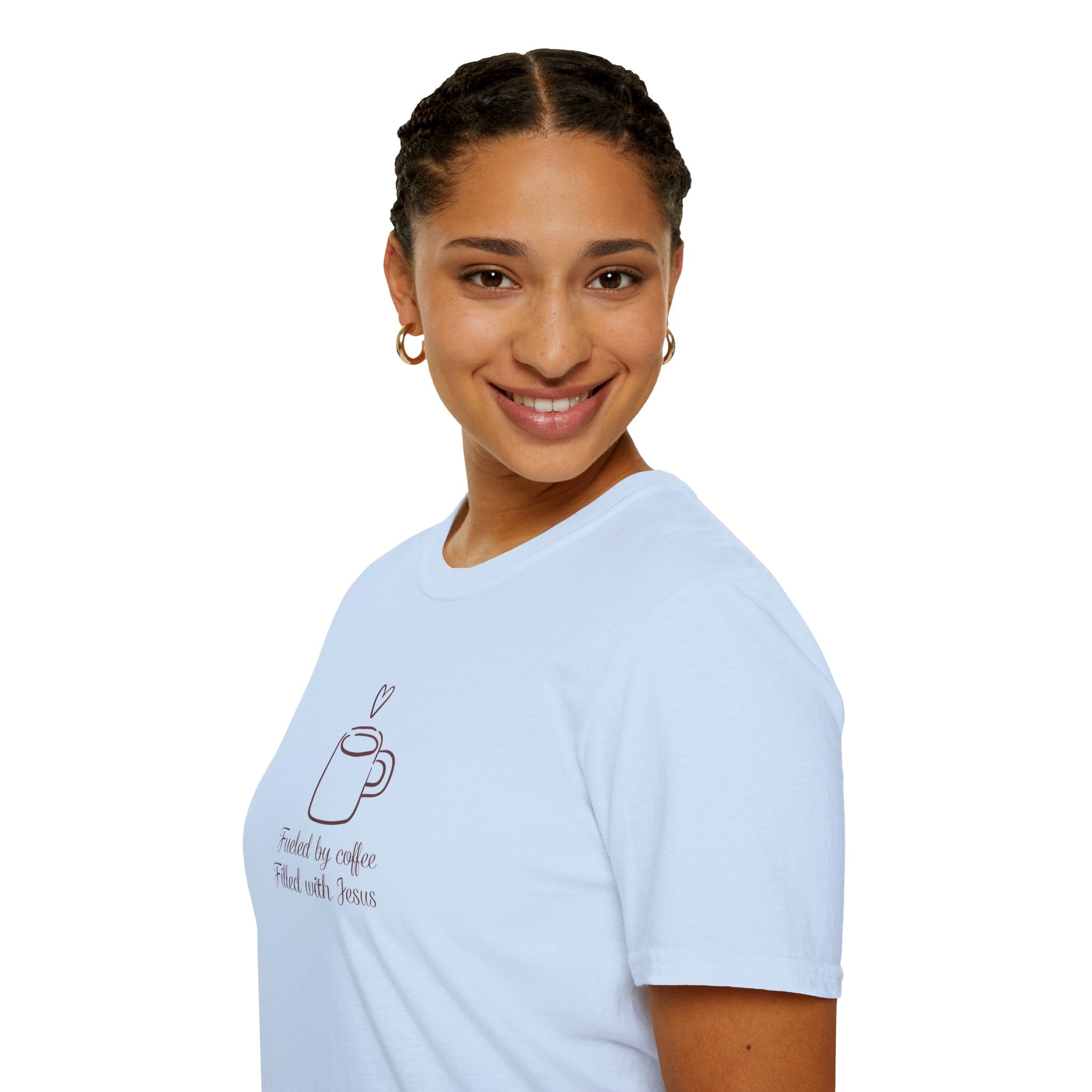 Christian Coffee and Jesus Gildan Unisex Tshirt | Faith Based Graphic Tee | Christian Gift
