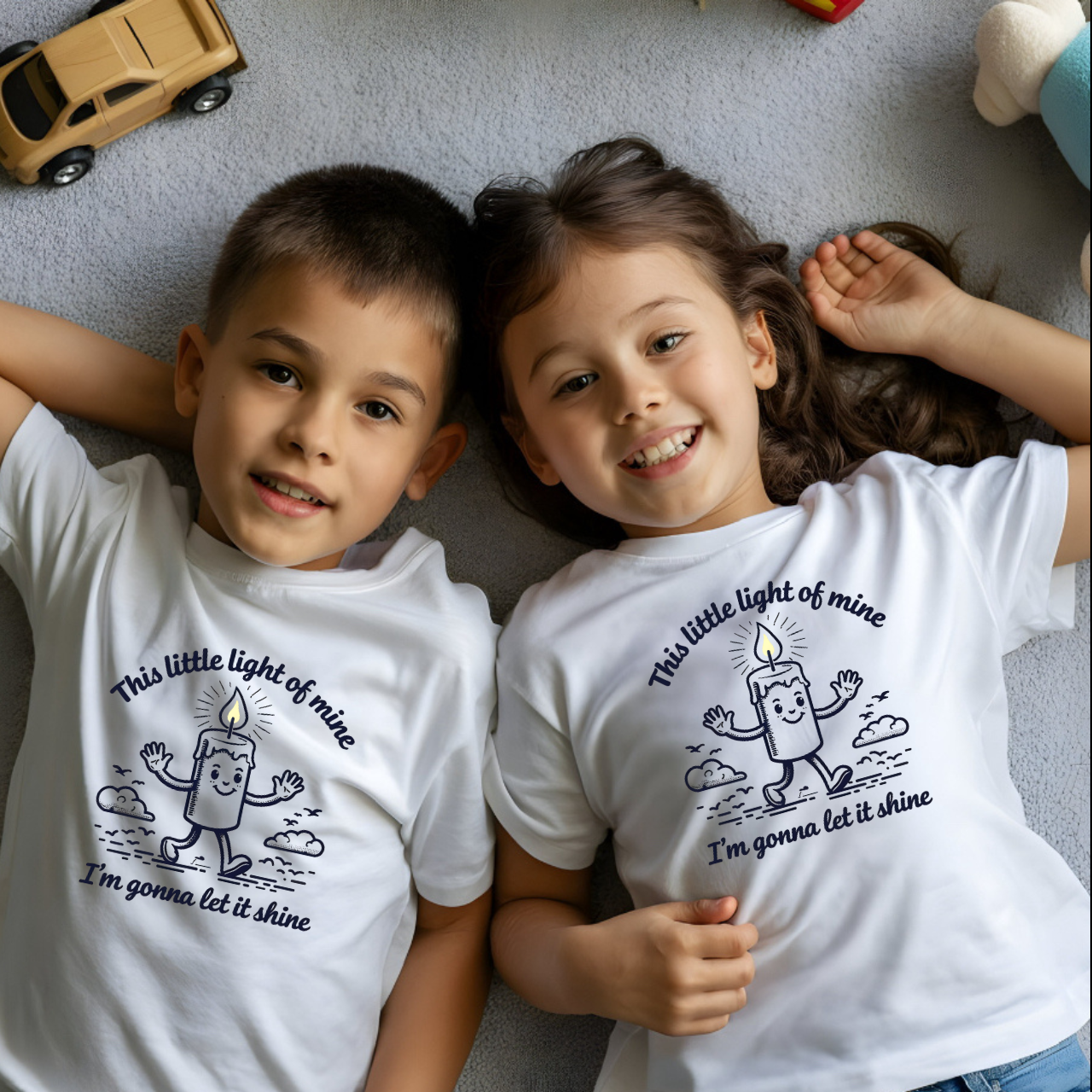 This Little Light of Mine kids Christian graphic t-shirt — faith gift for children unisex cotton tee