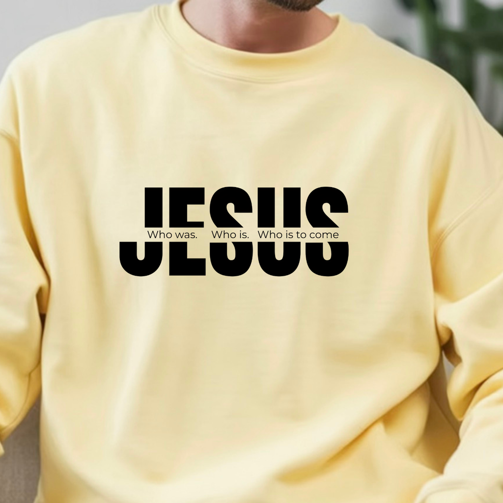 Jesus Comfort Colors Christian Long Sleeve Shirt | Faith Graphic Tee | Garment Dyed Cotton