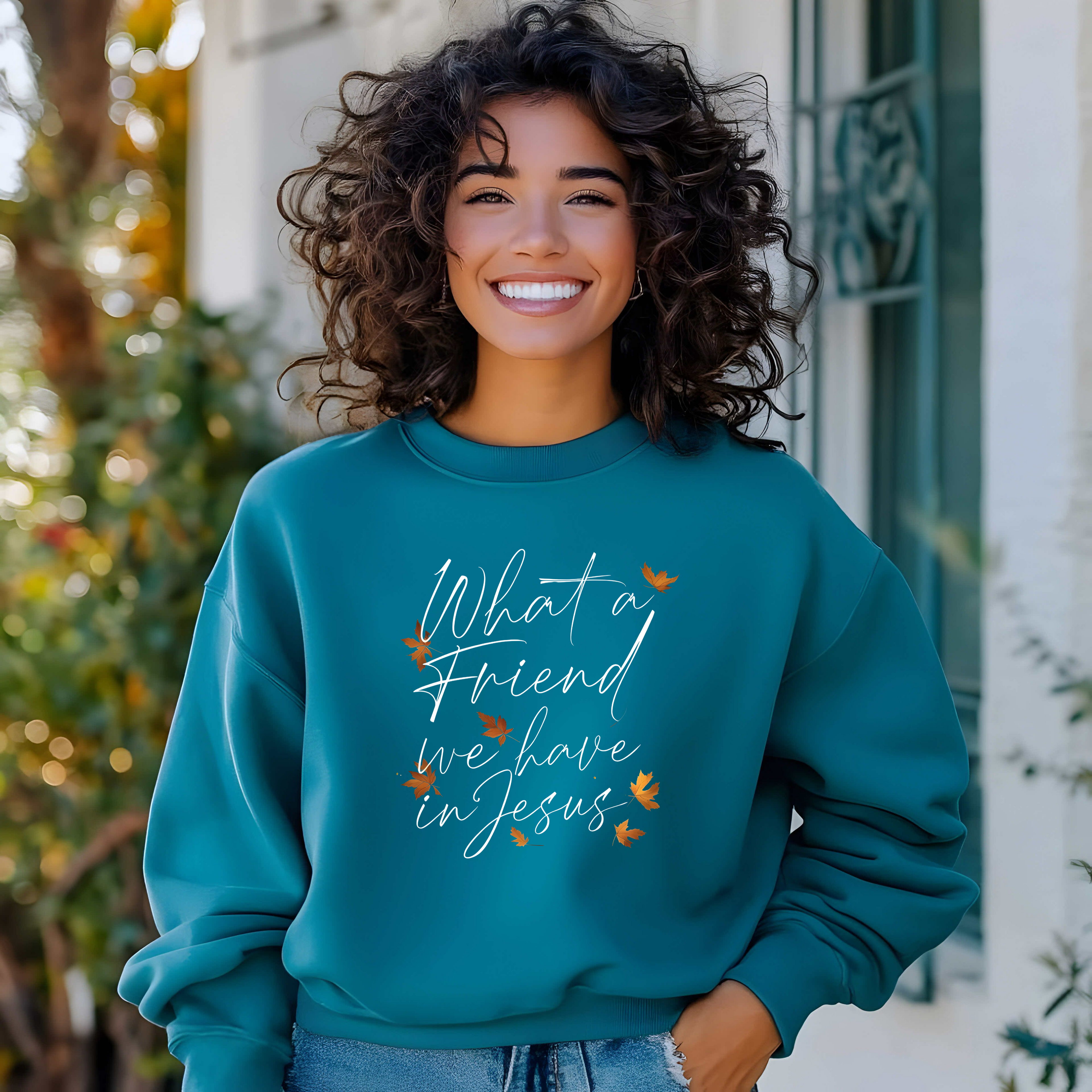 What a Friend We Have in Jesus Sweatshirt | Christian Unisex Pullover | Faith