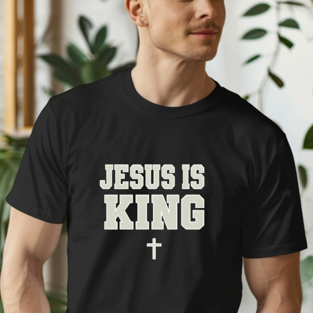 Jesus is King Unisex Gildan Softstyle T-Shirt | Christian Faith Apparel | Christian Gifts