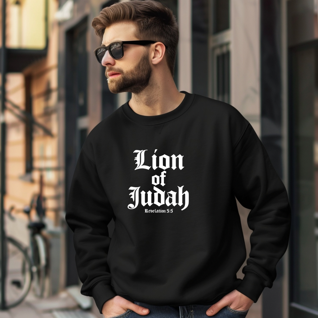 Lion of Judah Christian Gildan Unisex Sweatshirt | Crewneck Pullover | Christian Gift