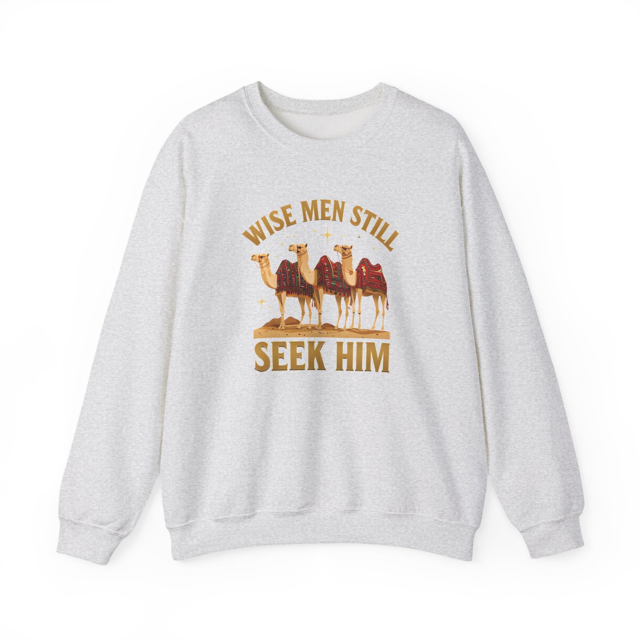Wise Men Still Seek Him Gildan Unisex Crewneck Sweatshirt | Gift for Men | Religious Holiday Apparel