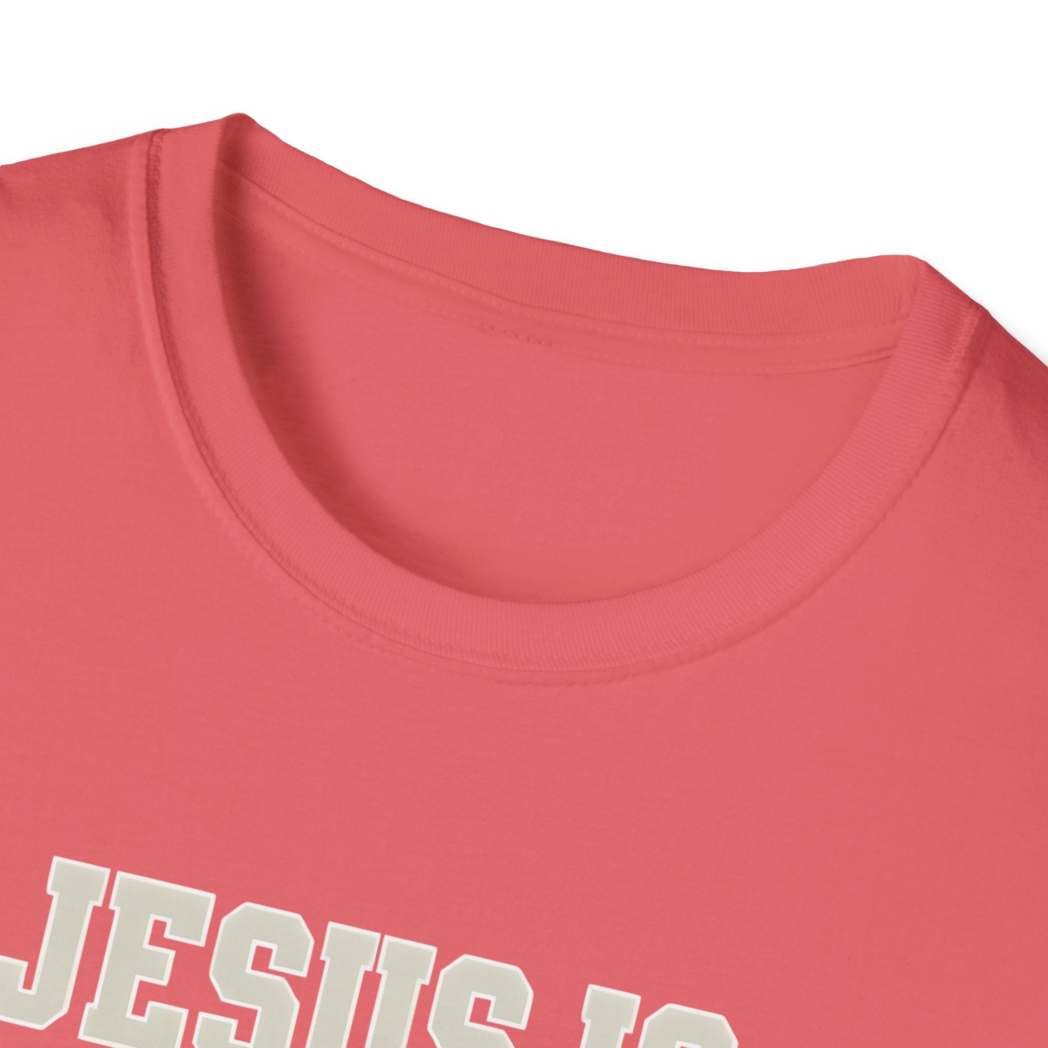 Jesus is King Unisex Gildan Softstyle T-Shirt | Christian Faith Apparel | Christian Gifts