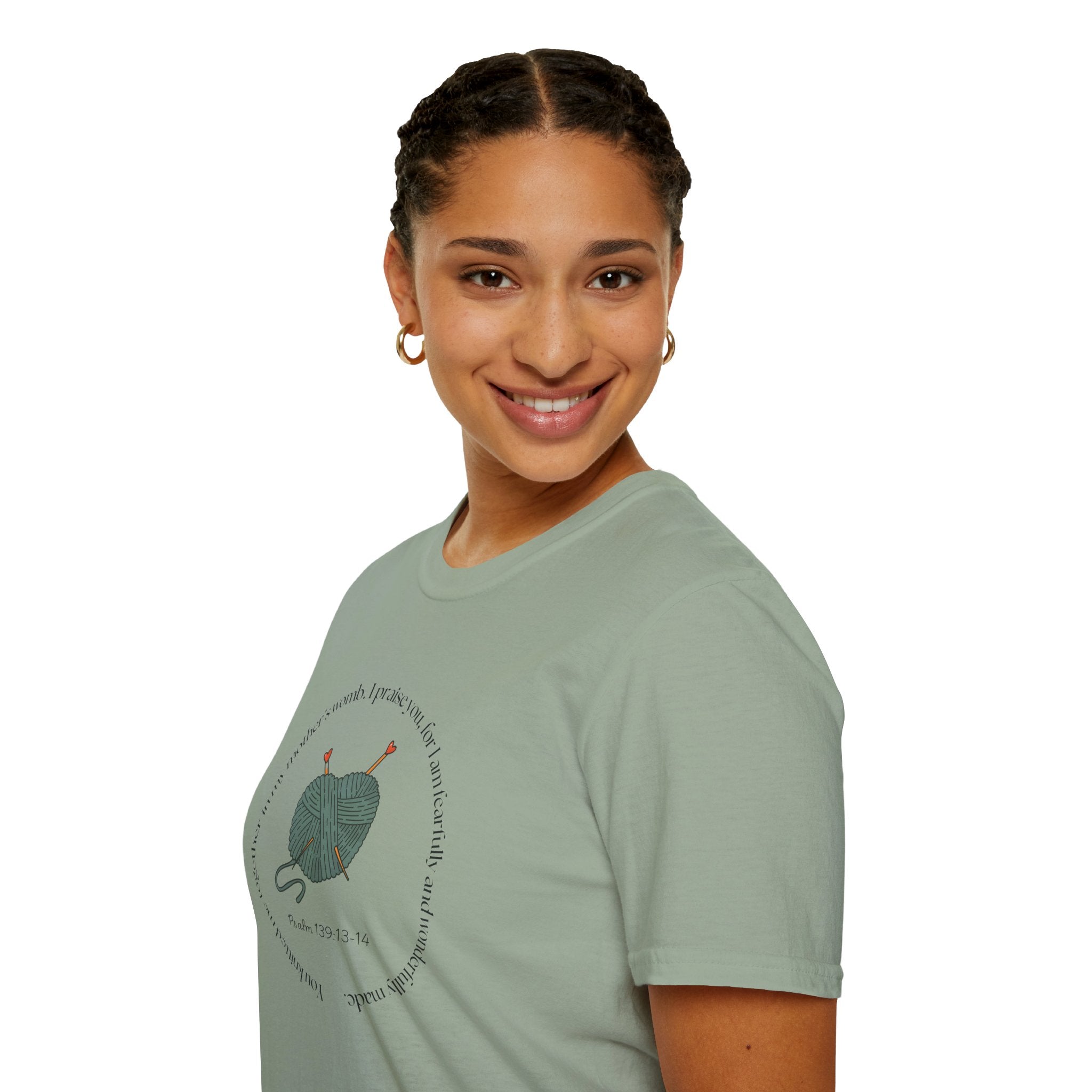 Psalm 139:13-14 Gildan Unisex Christian T-Shirt | Fearfully Wonderfully Made Tee | Christian Gift
