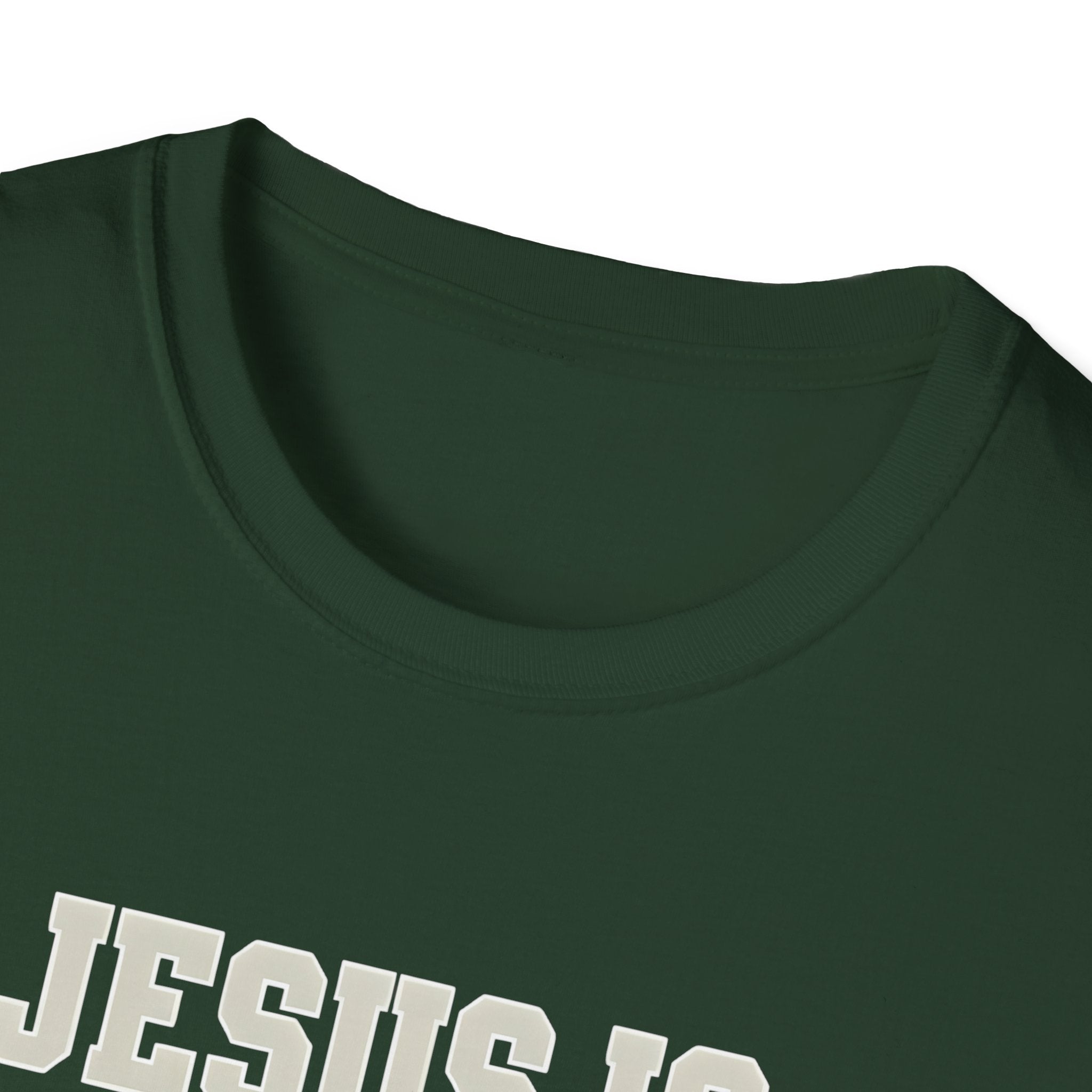 Jesus is King Unisex Gildan Softstyle T-Shirt | Christian Faith Apparel | Christian Gifts