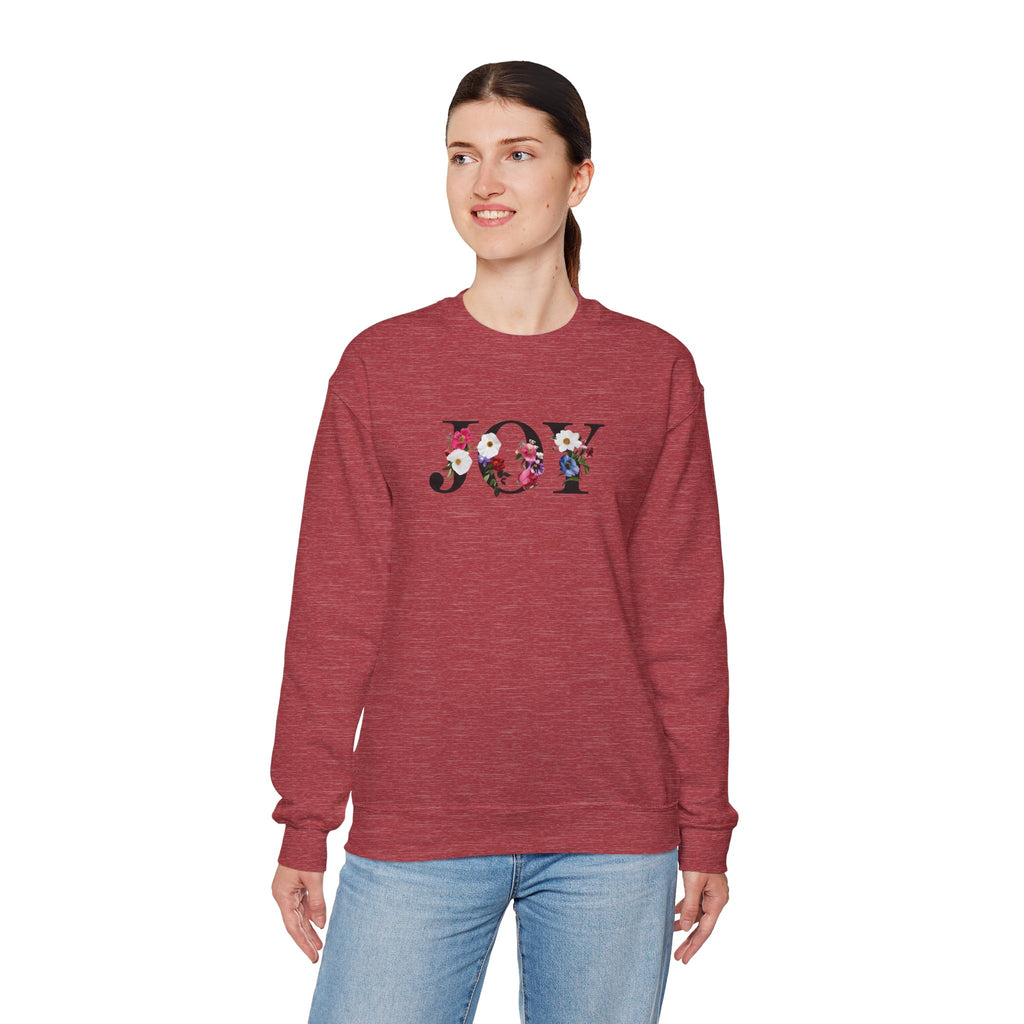 JOY Christian Gildan Unisex Crewneck Sweatshirt | Faith Top | Christian Gift