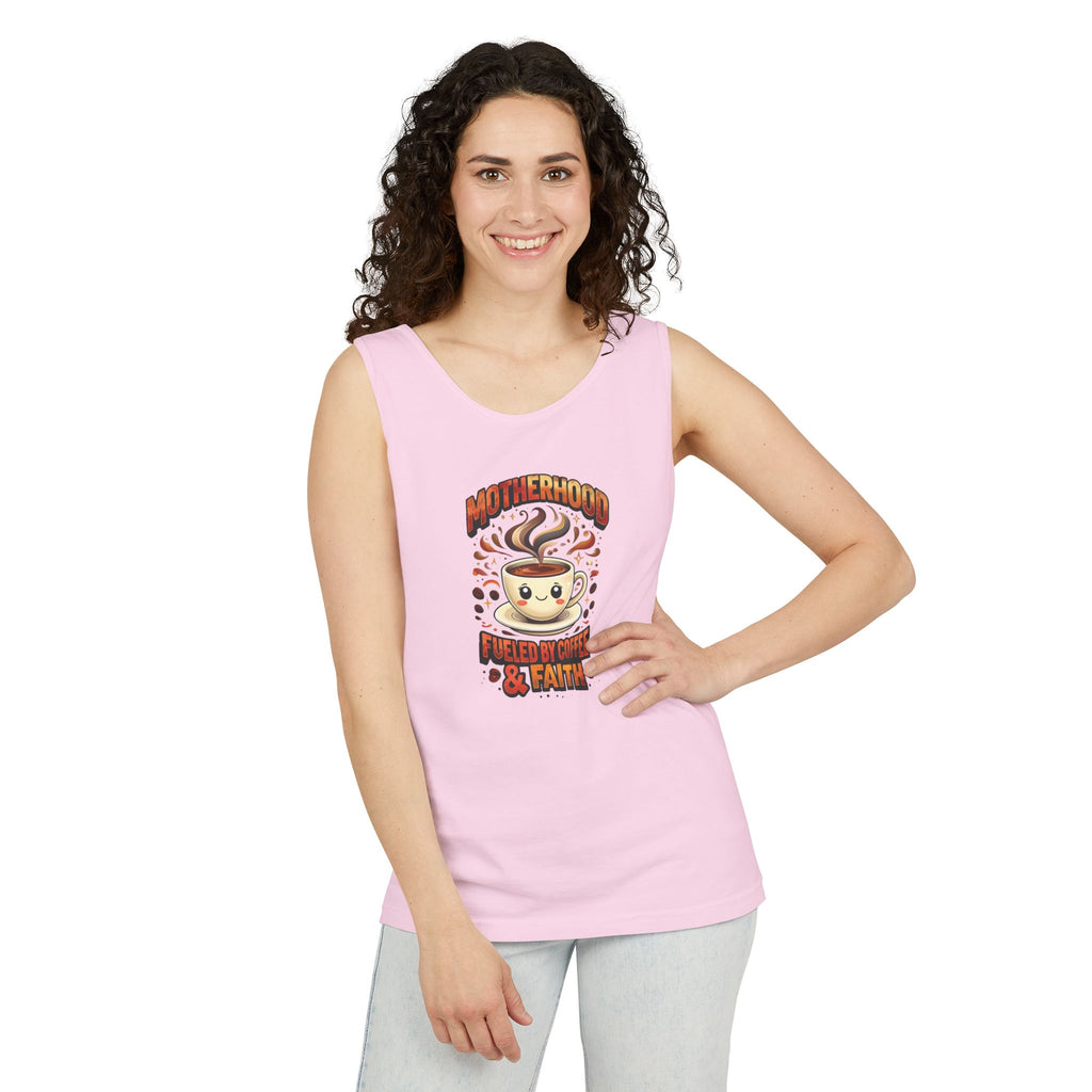 Motherhood Comfort Colors Tank Top | Relaxed Garment-Dyed Cotton Tee | Women’s Gift