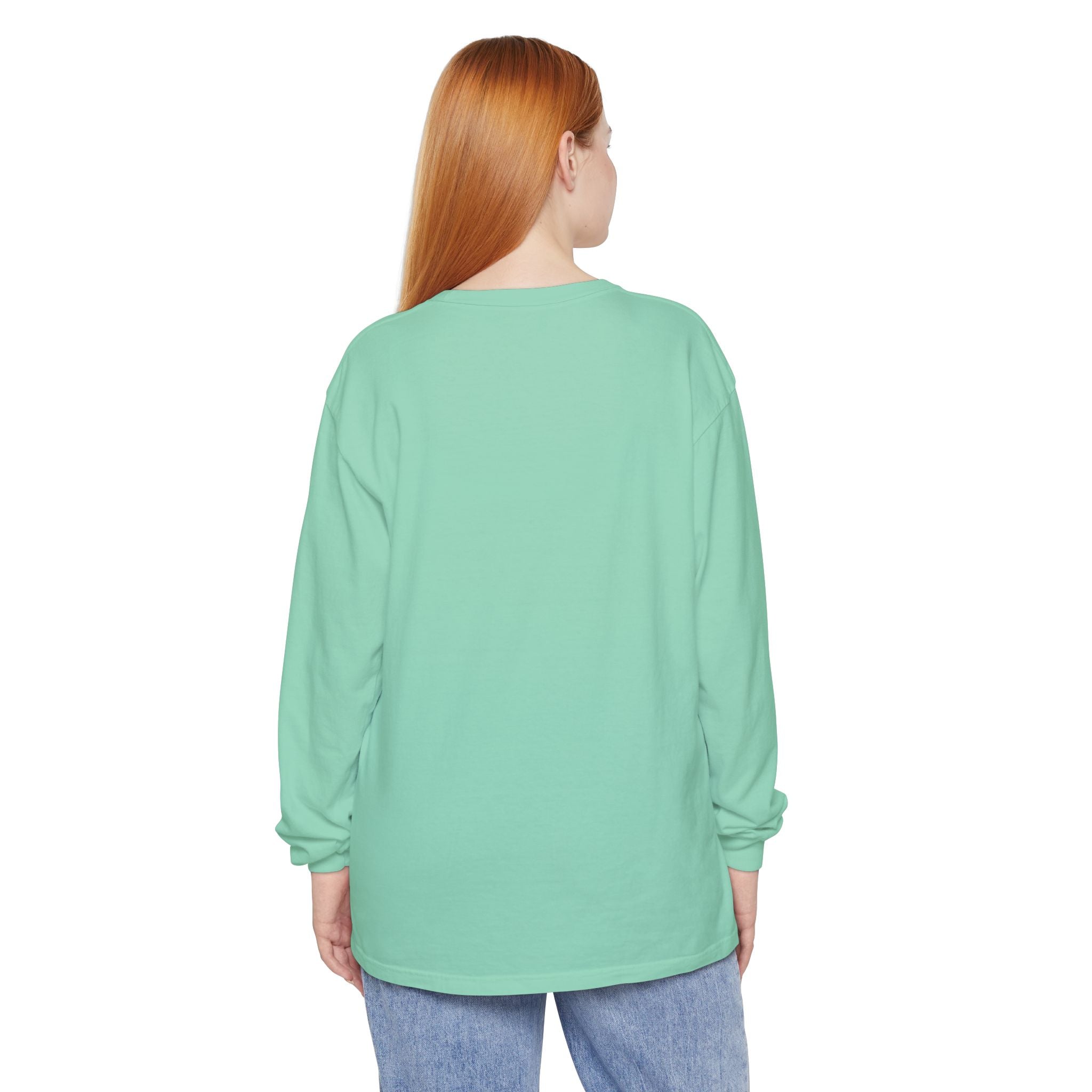 Jesus Comfort Colors Christian Long Sleeve Shirt | Faith Graphic Tee | Garment Dyed Cotton