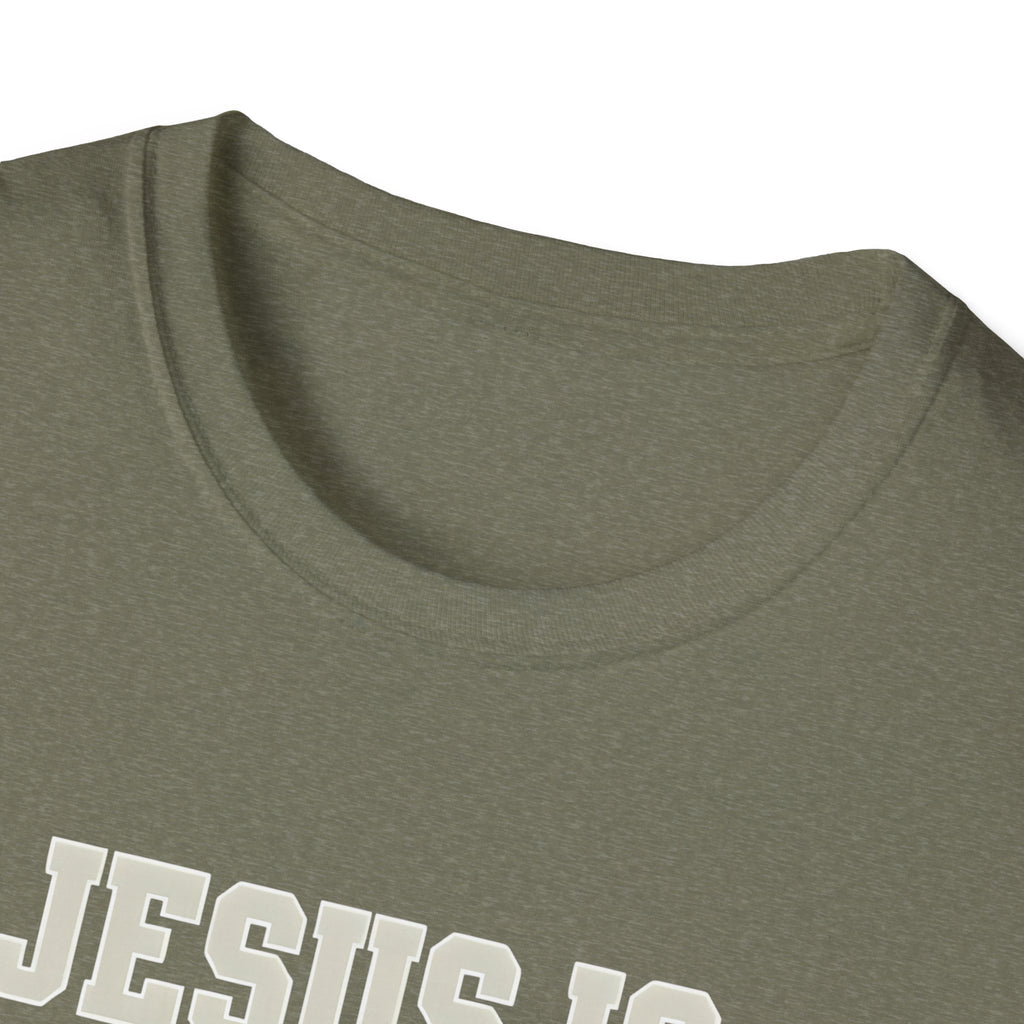 Jesus is King Unisex Gildan Softstyle T-Shirt | Christian Faith Apparel | Christian Gifts