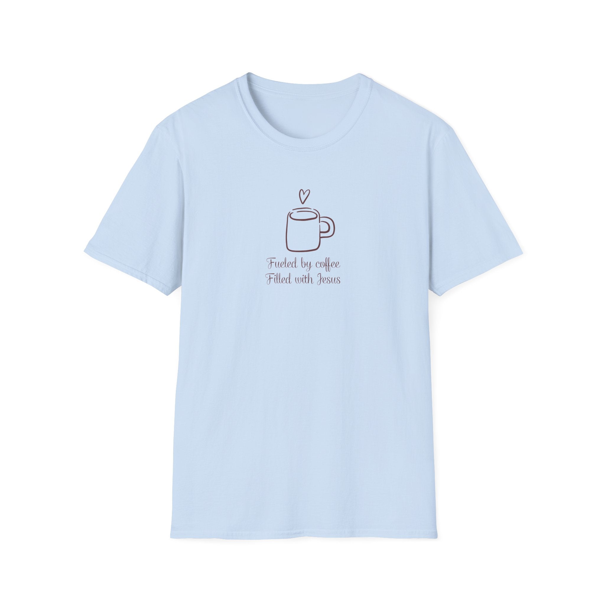 Christian Coffee and Jesus Gildan Unisex Tshirt | Faith Based Graphic Tee | Christian Gift