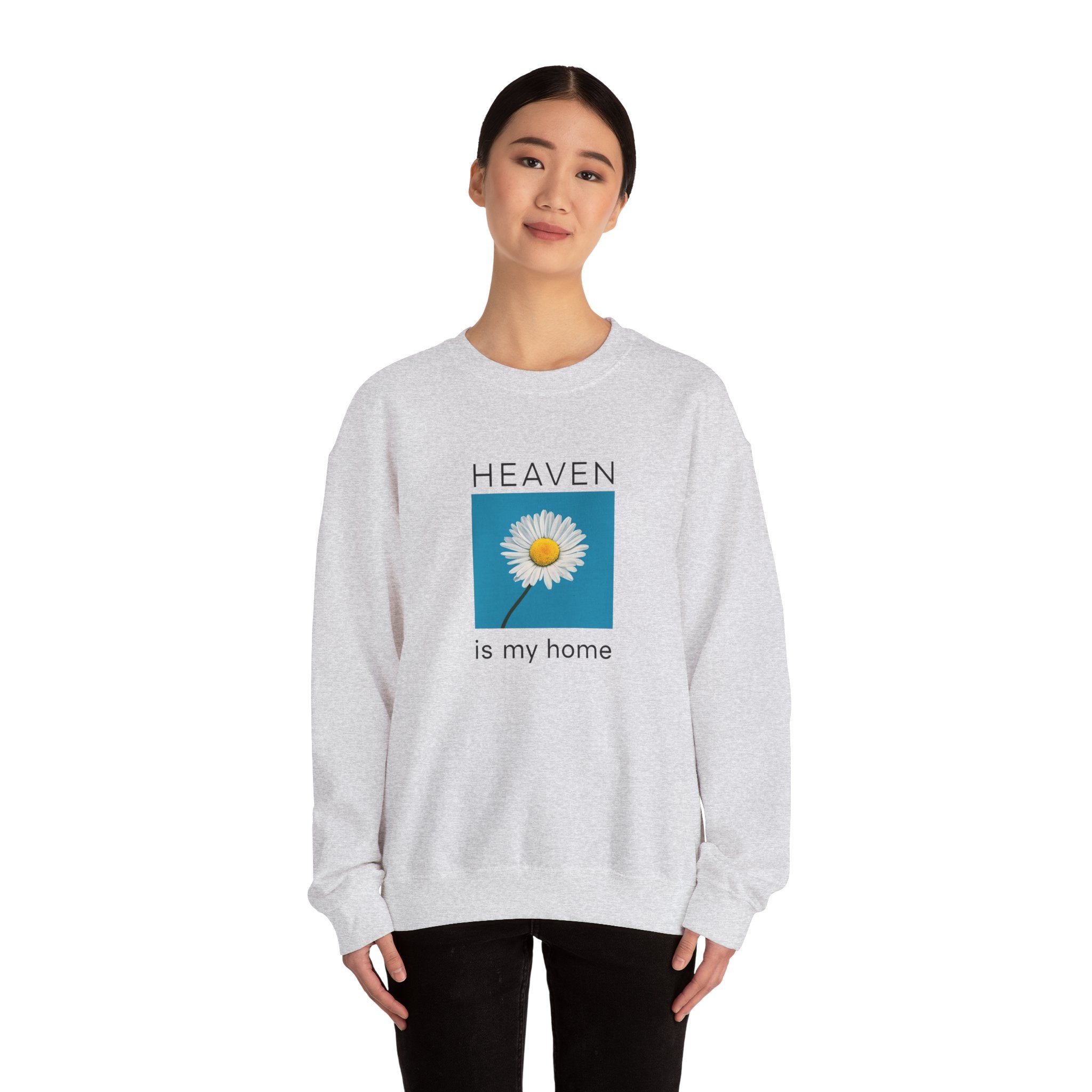 Heaven Is My Home Christian Gildan Sweatshirt | Faith-Based Unisex Crewneck Gift