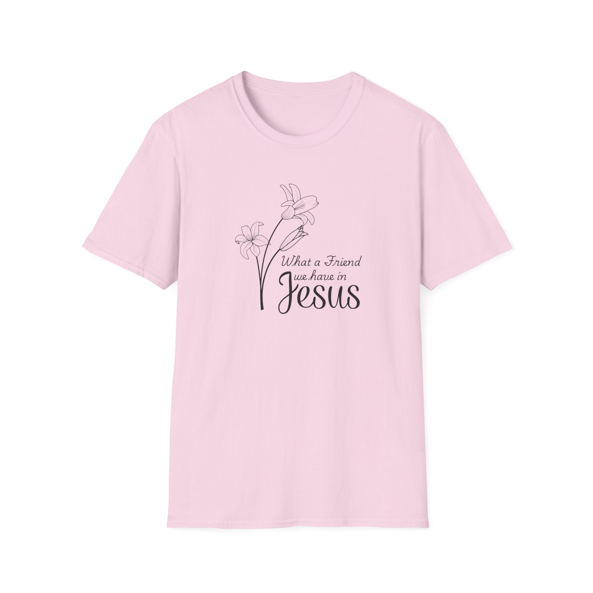 What a Friend We Have in Jesus Gildan Christian T-Shirt |  Faith Graphic Tee | Christian Gifts
