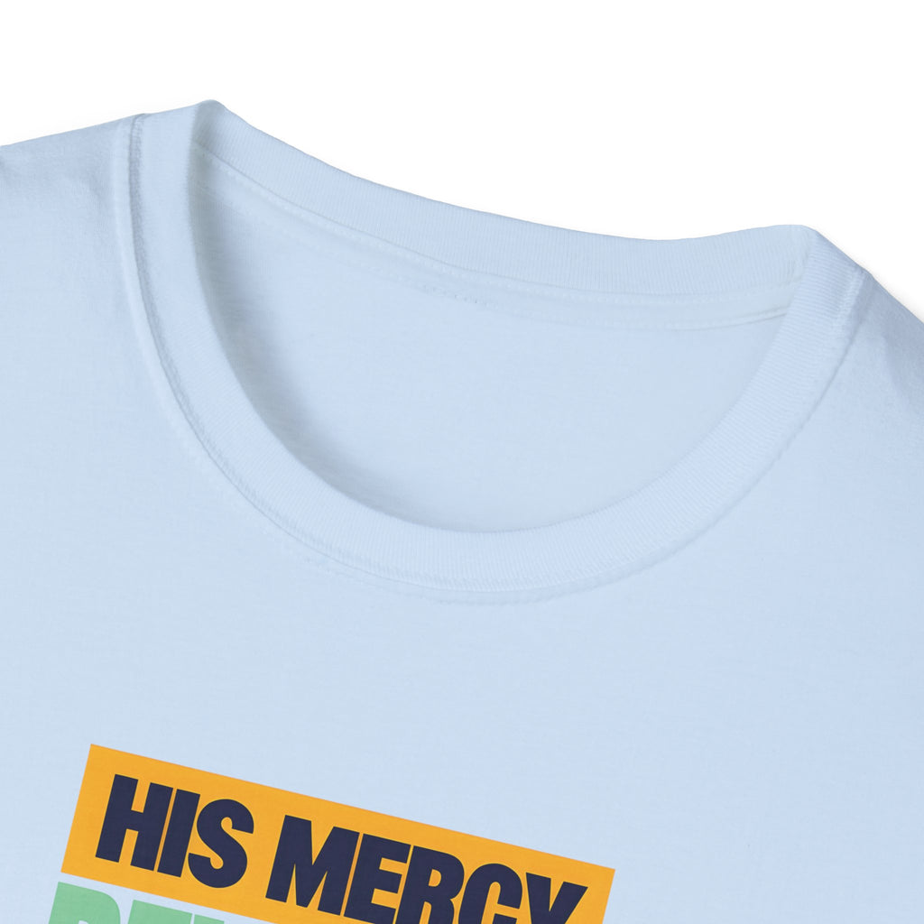 His Mercy Rewrote My Story Christian Gildan T-Shirt Unisex Softstyle Religious Tee Gift
