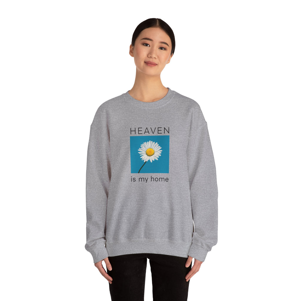 Heaven Is My Home Christian Gildan Sweatshirt | Faith-Based Unisex Crewneck Gift
