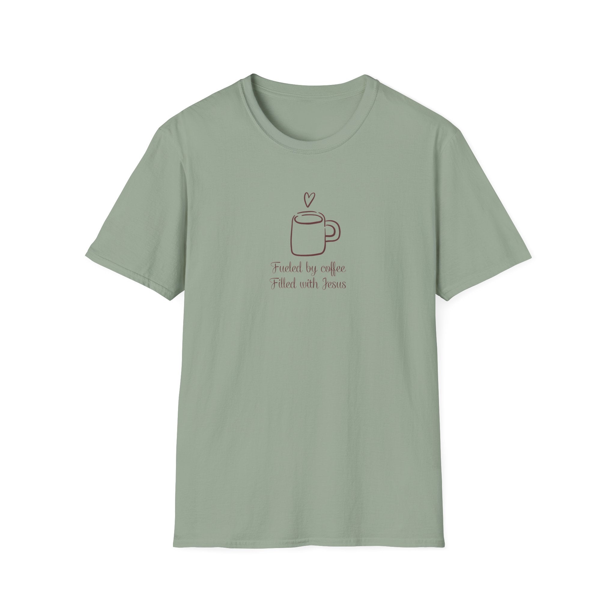 Christian Coffee and Jesus Gildan Unisex Tshirt | Faith Based Graphic Tee | Christian Gift