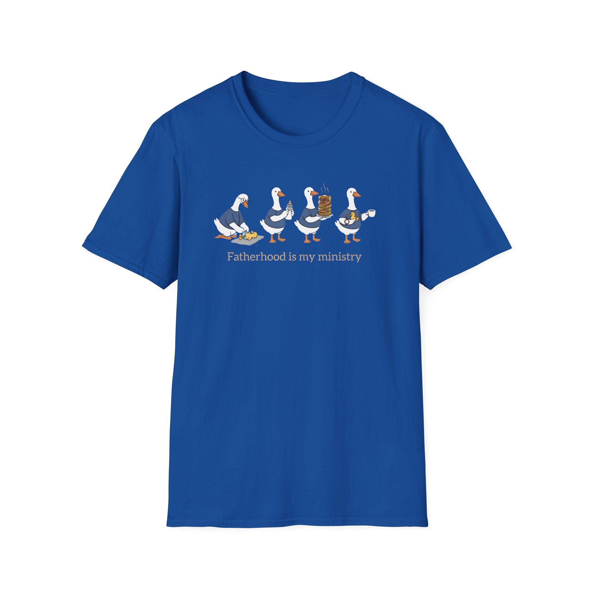 Fatherhood Is My Ministry Gildan T-Shirt | Christian Dad Gift | Faith-Based Tee
